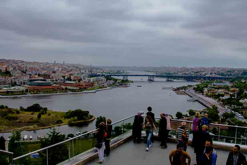 The best view to Golden Horn from Pierre Loti