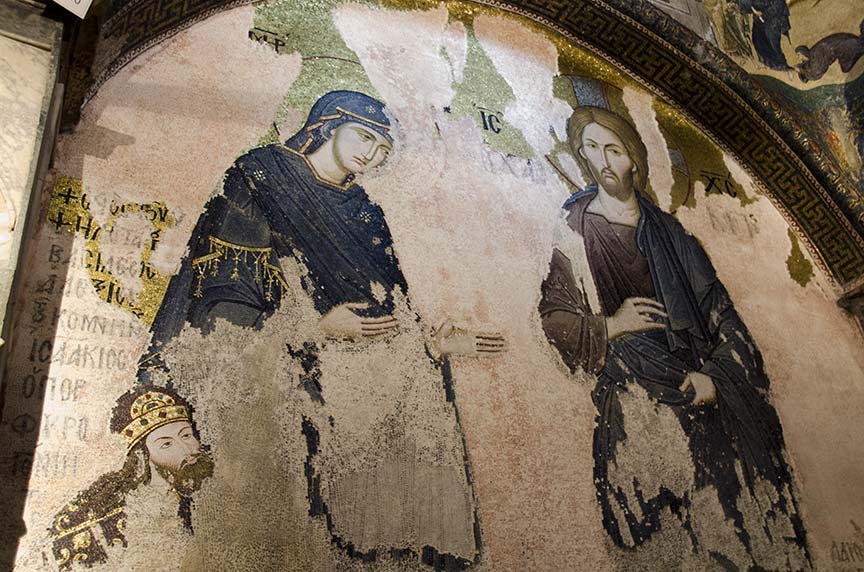 The Chora Museum, also known as the Kariye Museum in Istanbul Turkey